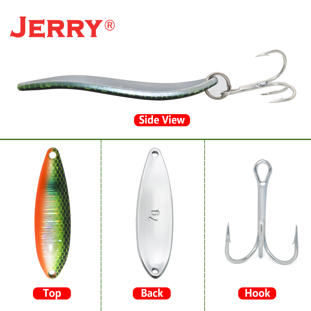 Jerry JD Artificial Spoon Lure - Fishing Lure Spinnerbait ulasan dan harga