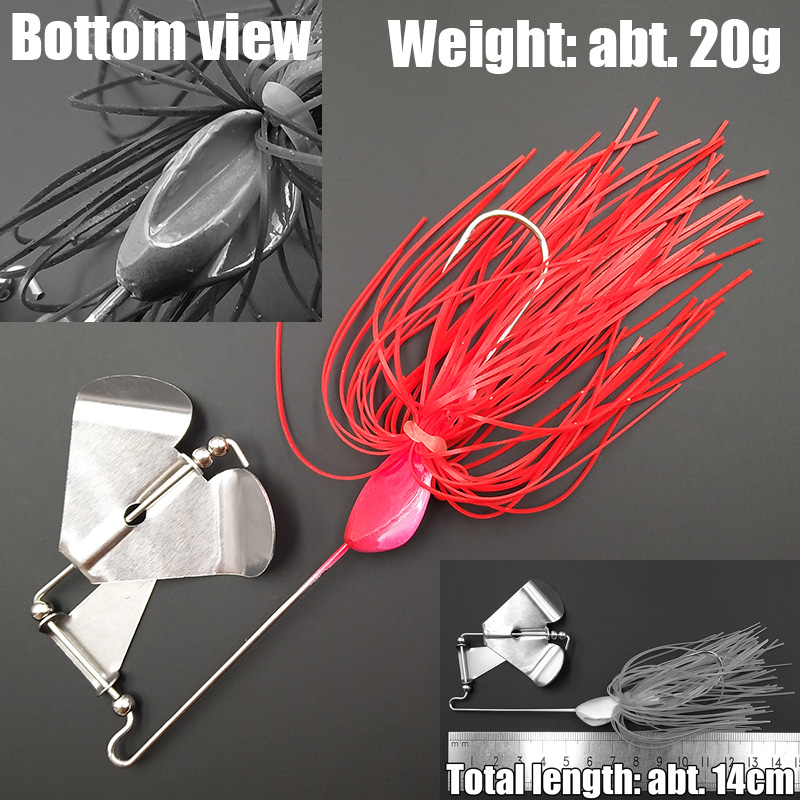 wusanban Lunker Spinner Baits  - Fishing Lure Blade Bait ulasan dan harga