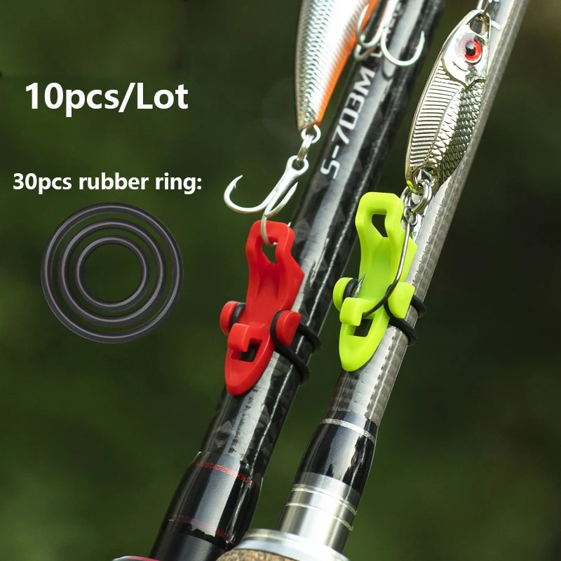 10-30pcs Fishing Rod Pole Hook - Fishing Lure Jig ulasan dan harga