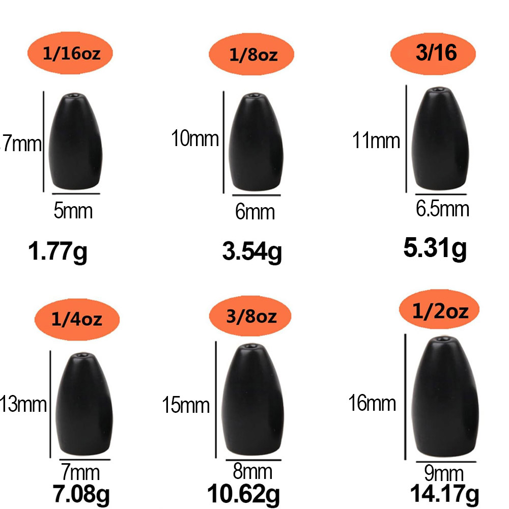 Tungsten Steel Fishing Weights - Fishing Lure Jig ulasan dan harga