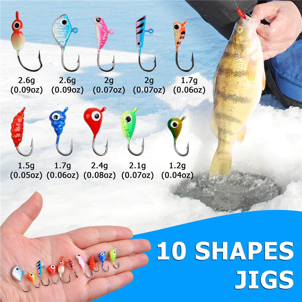 Mini ice fishing rod Combo wit - Fishing Lure Jig ulasan dan harga